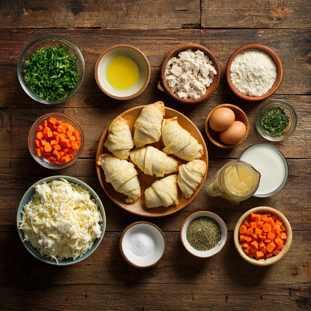 Chicken Stuffed Crescent Rolls