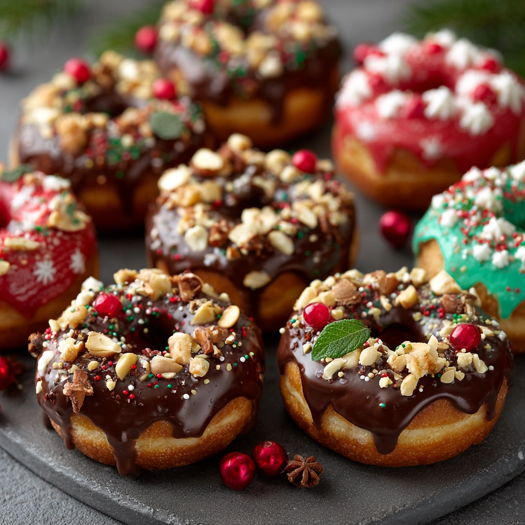 Christmas Noel Donuts Recipe