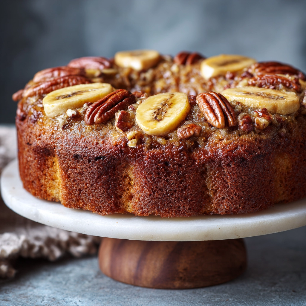 Banana Pecan Cake Recipe