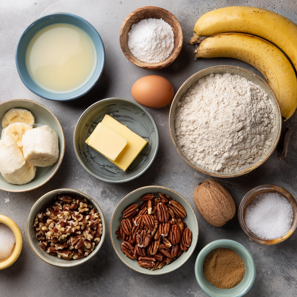 Banana Pecan Cake Recipe