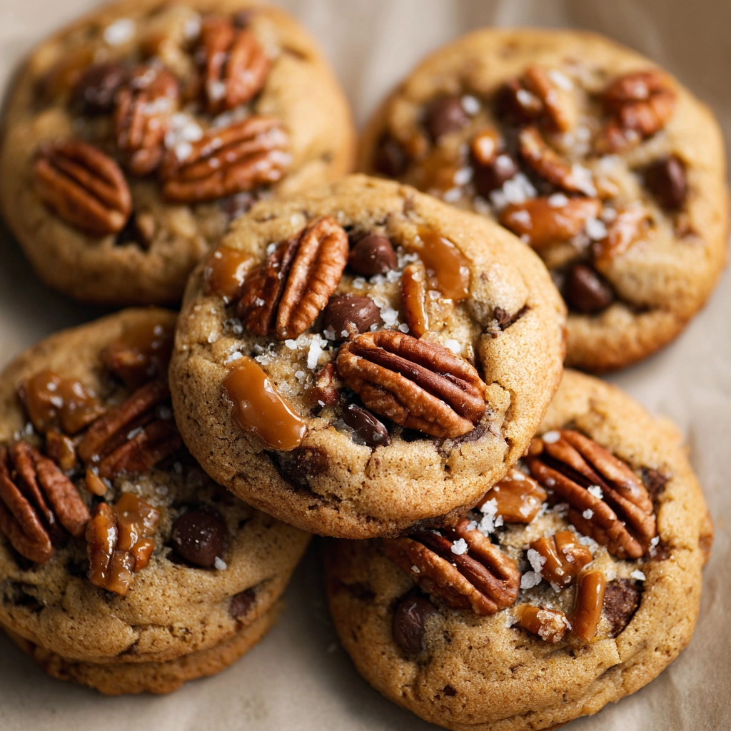 Caramel Pecan Chocolate Chip Cookies