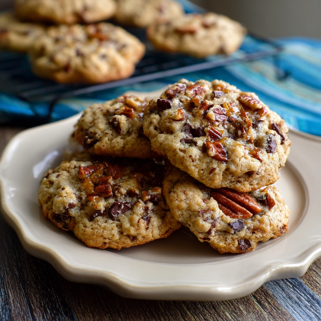 Caramel Pecan Chocolate Chip Cookies