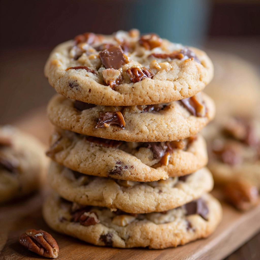 Caramel Pecan Chocolate Chip Cookies