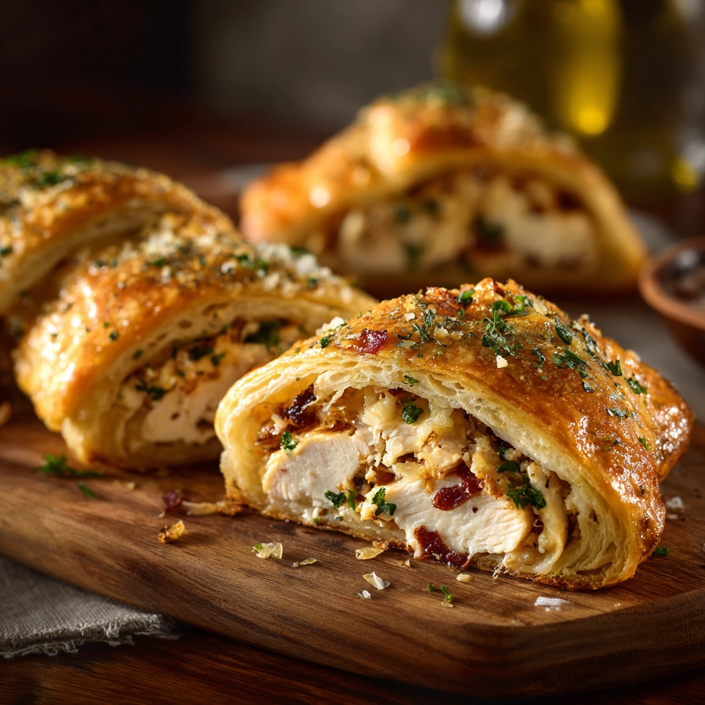 Chicken Stuffed Crescent Rolls Recipe
