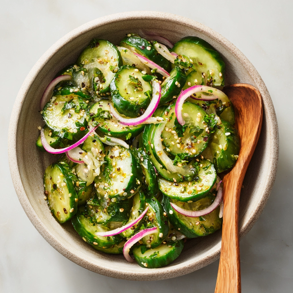 Cucumber Salad with Vinegar Recipe