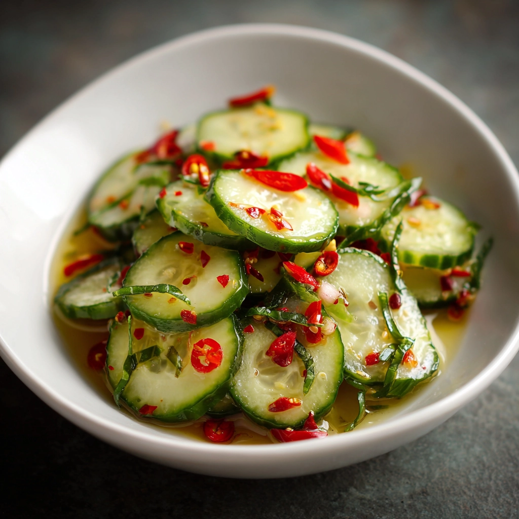 Cucumber Salad with Vinegar Recipe