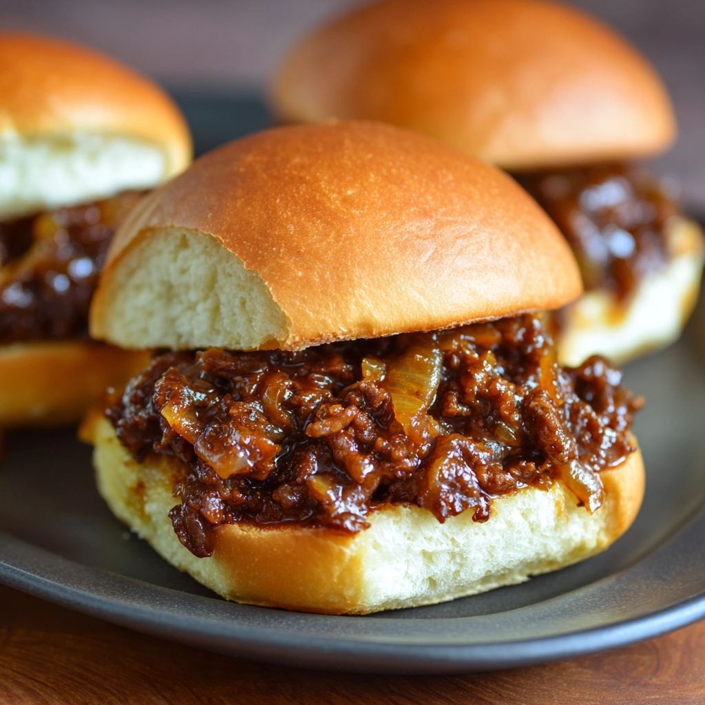 French Onion Beef Sloppy Joes
