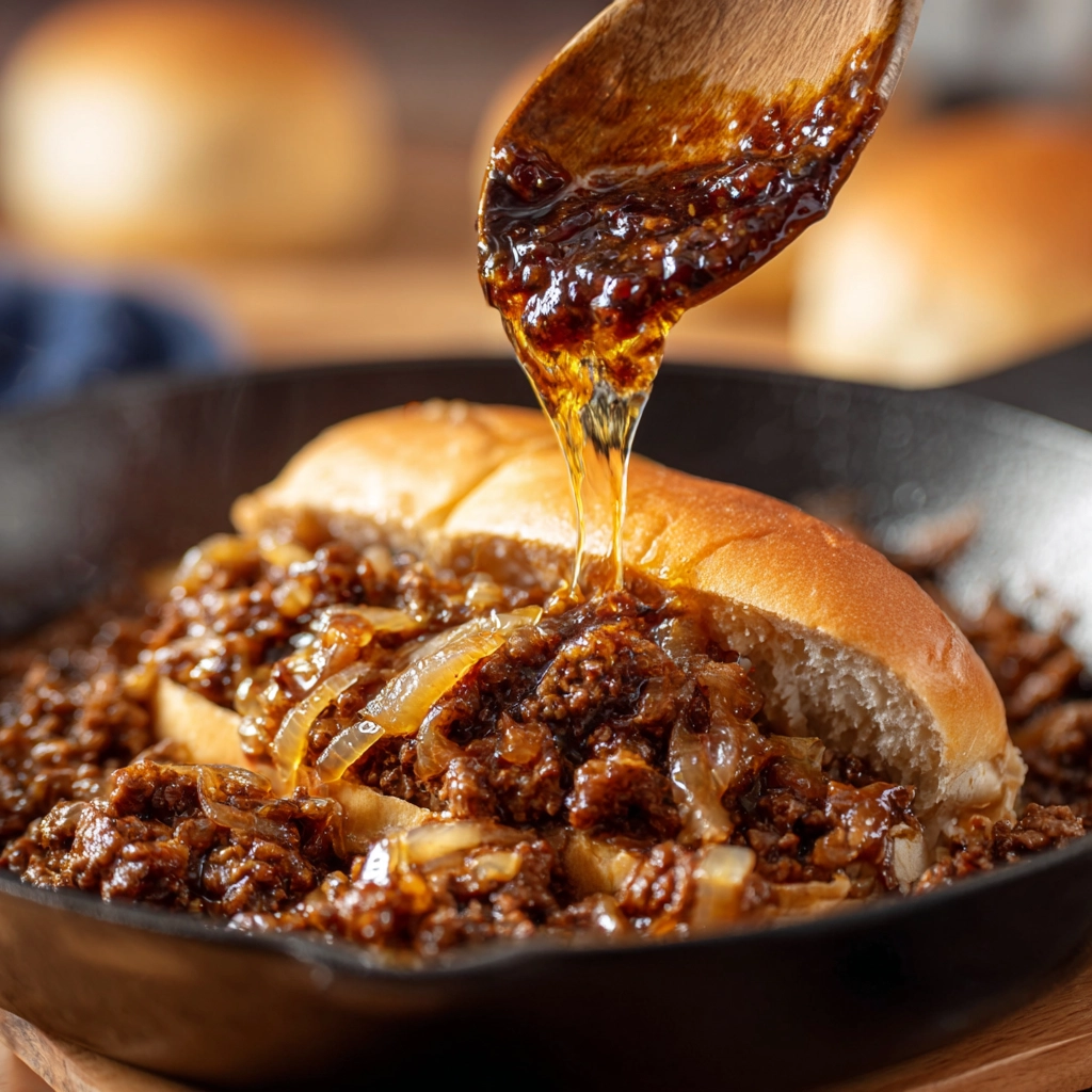 French Onion Beef Sloppy Joes