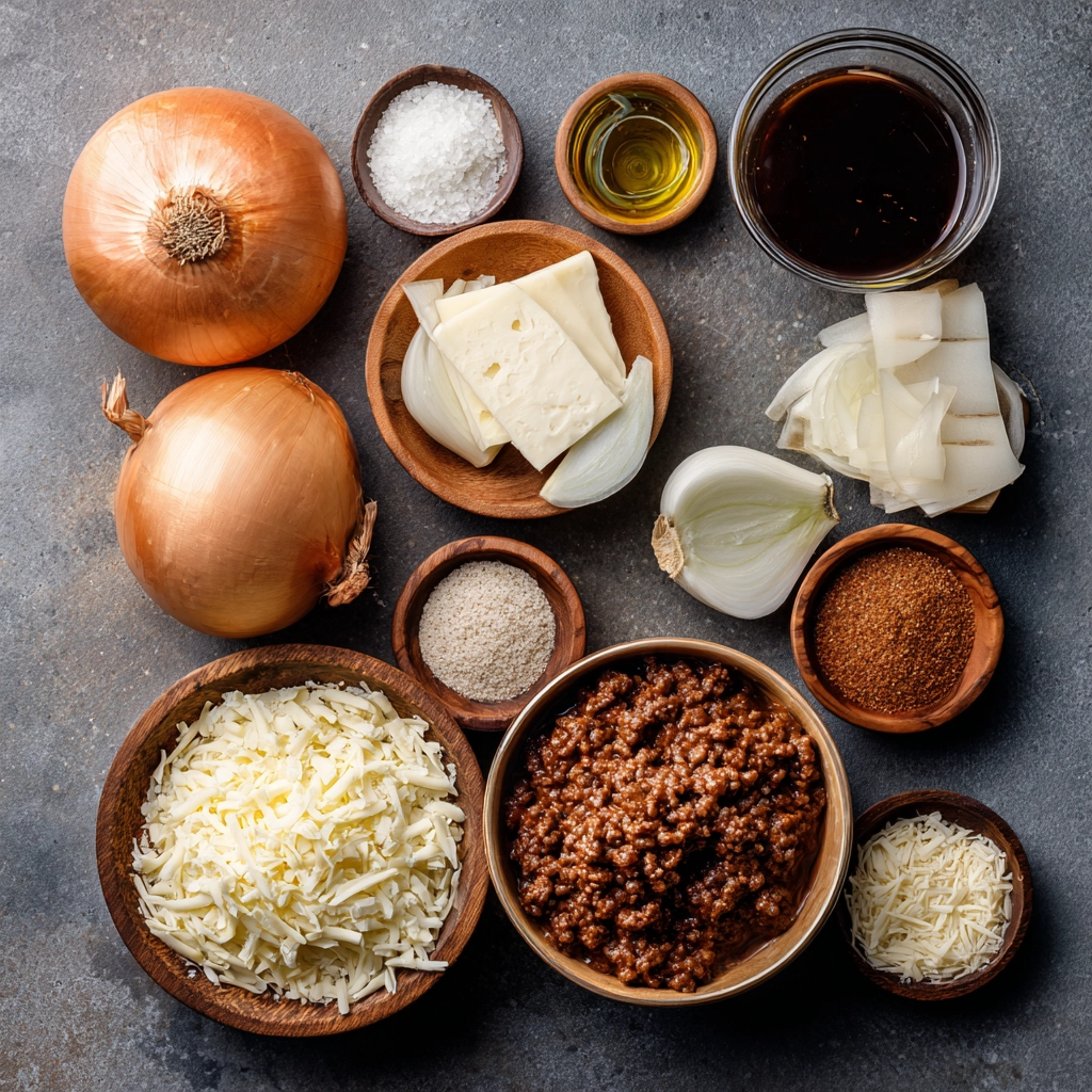 French Onion Beef Sloppy Joes