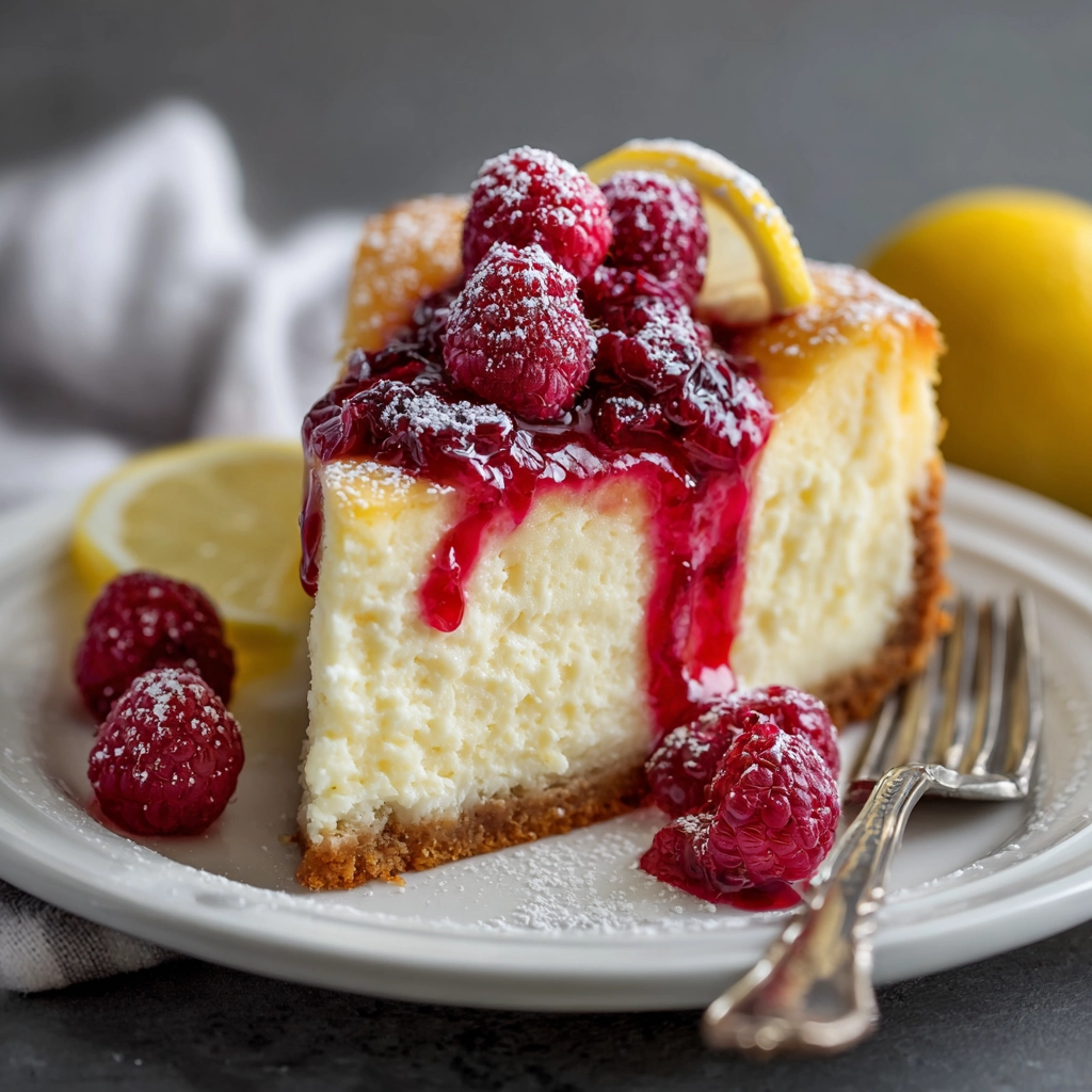 Lemon Raspberry Cheesecake Recipe