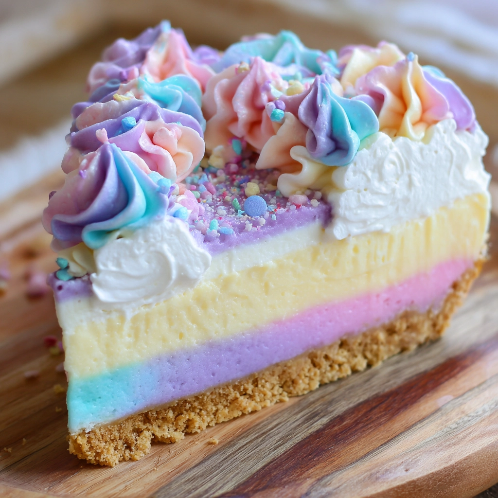 No Bake Unicorn Cheesecake Recipe