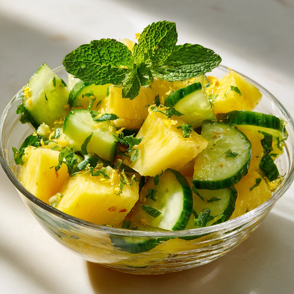 Pineapple Cucumber Salad