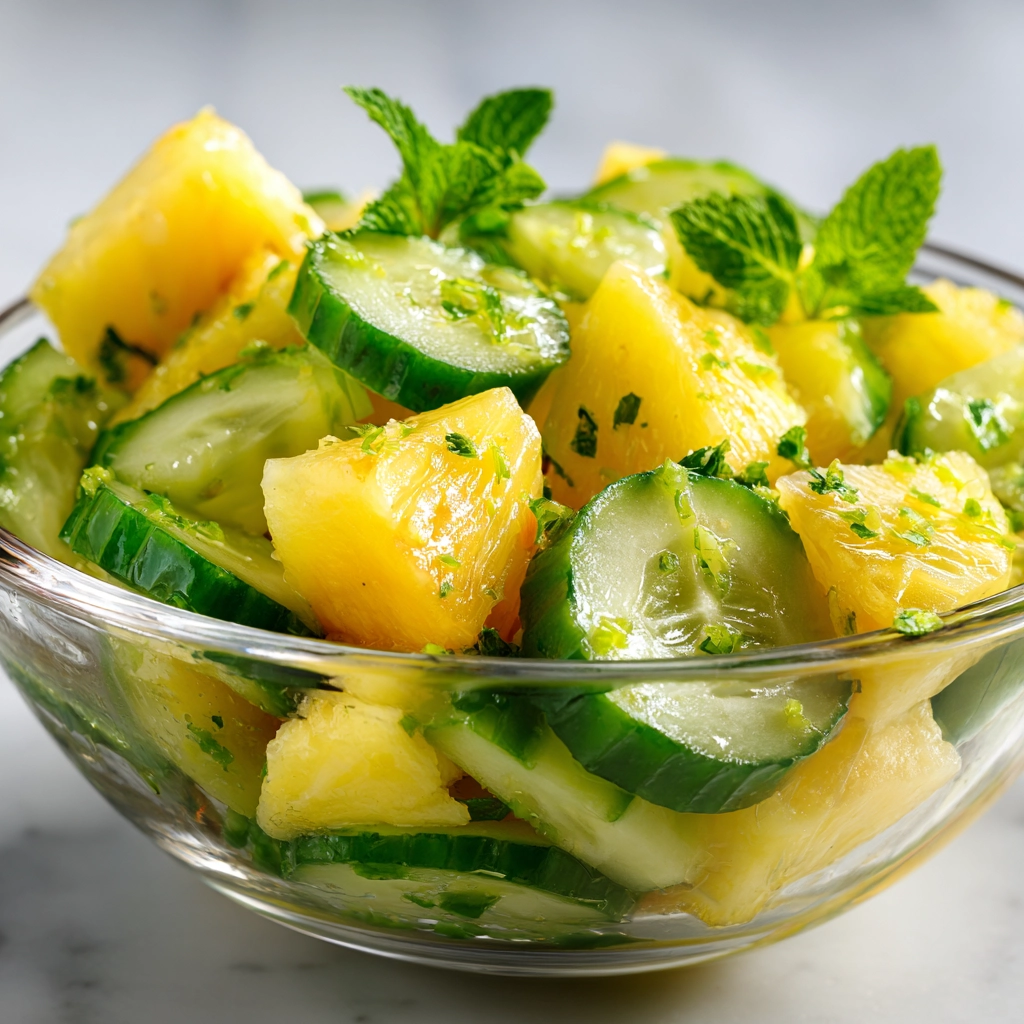 Pineapple Cucumber Salad