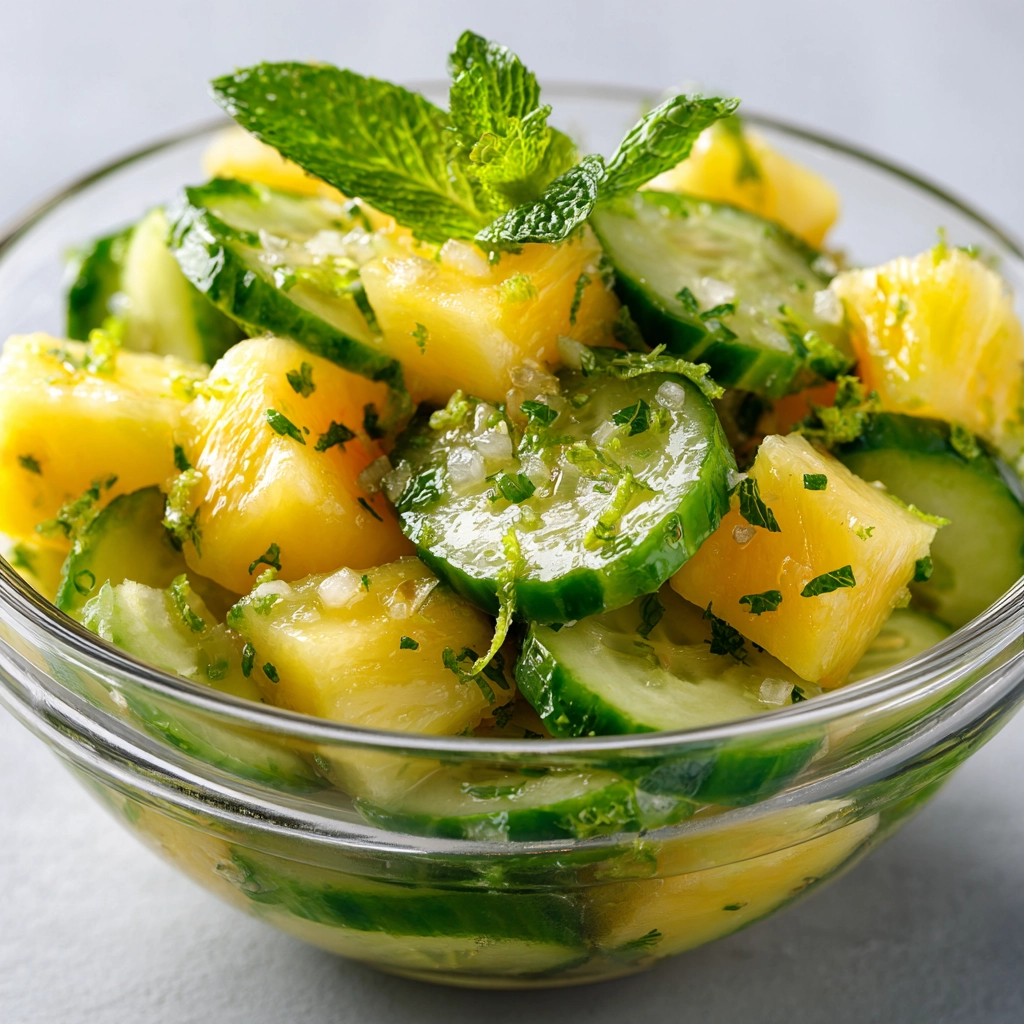 Pineapple Cucumber Salad