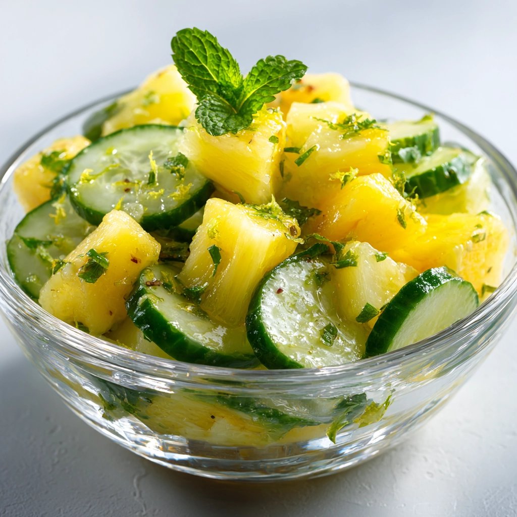 Pineapple Cucumber Salad