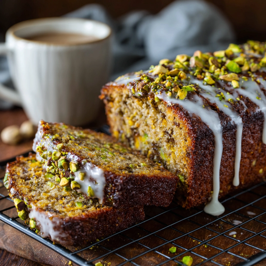 Pistachio Lemon Breakfast Bread