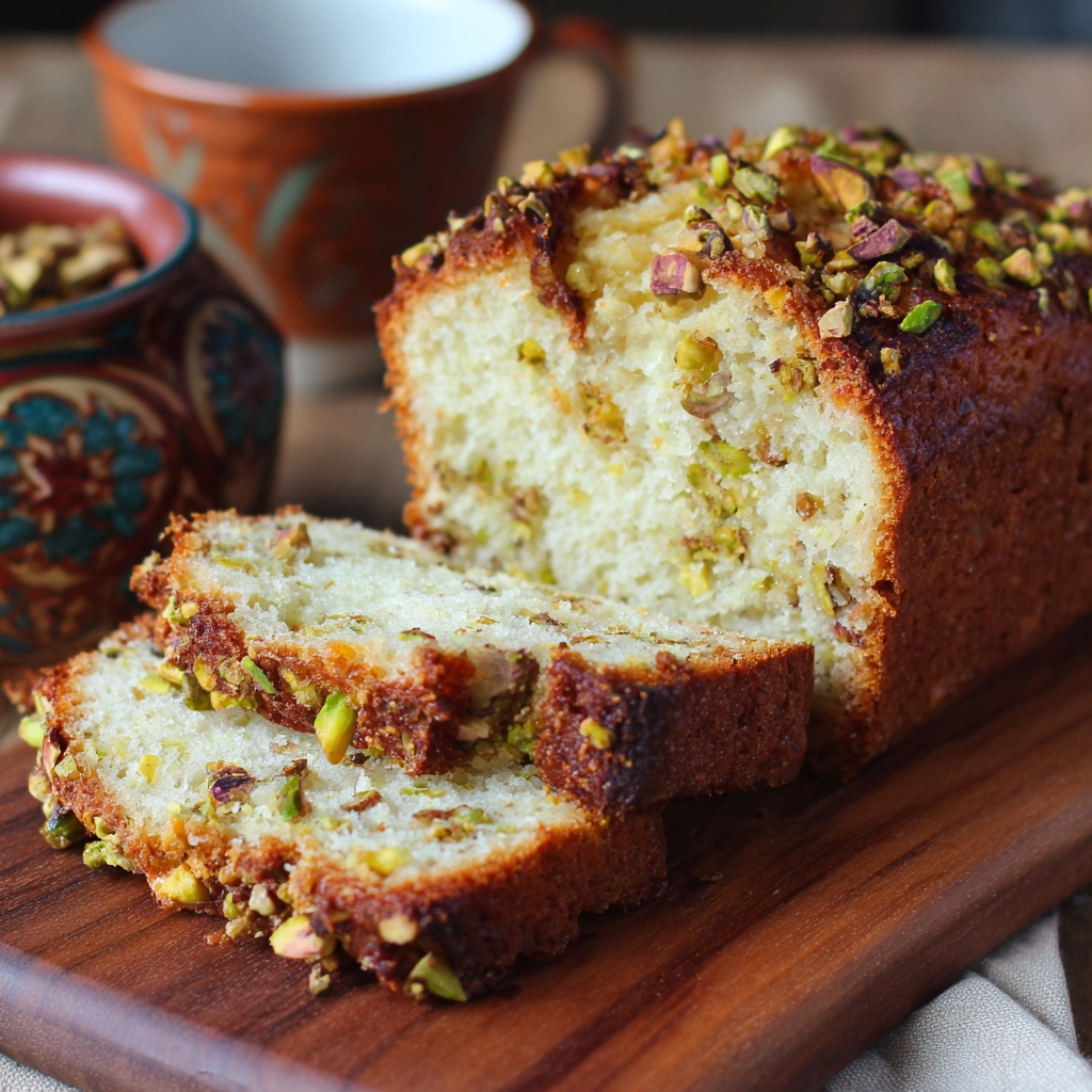 Pistachio Lemon Breakfast Bread