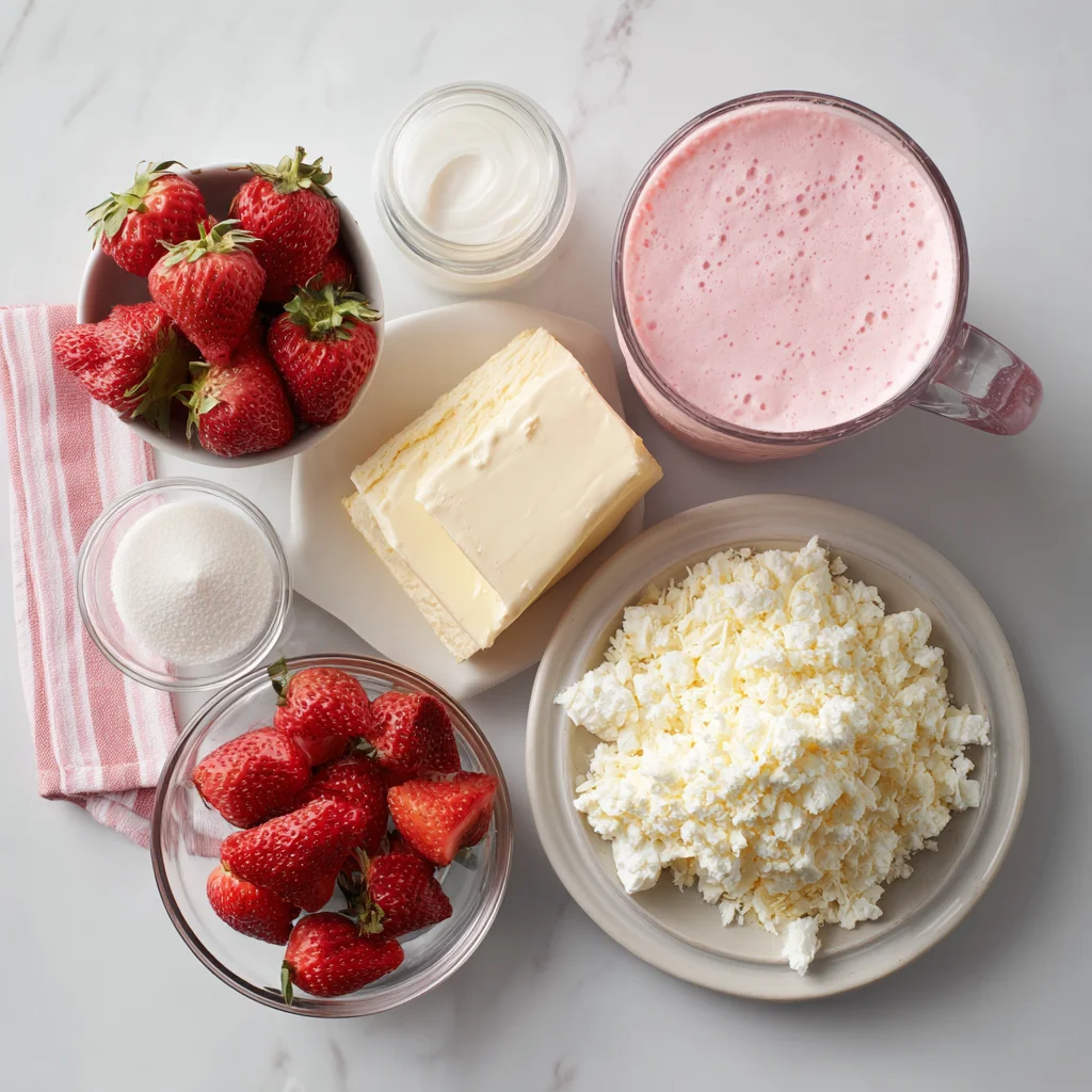 Strawberry Cheesecake Milkshake Recipe