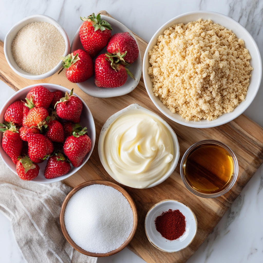 Strawberry Crunch Cheesecake