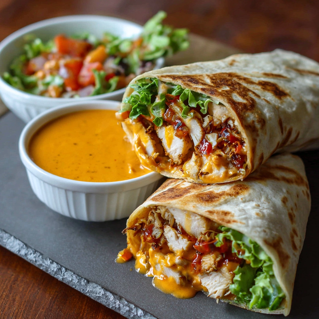 Sweet Chili Chicken Wraps Recipe