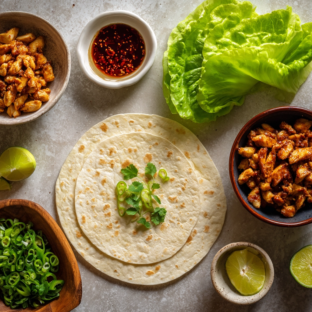 Sweet Chili Chicken Wraps Recipe