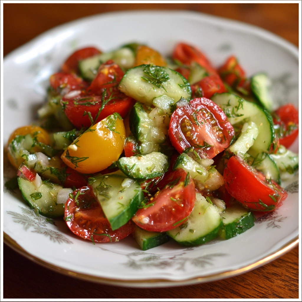 Tomato Cucumber Salad