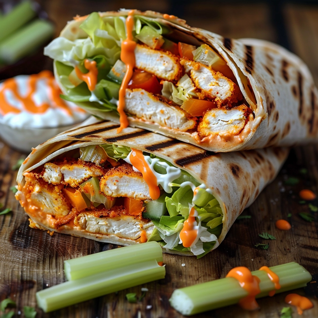 Buffalo Chicken Wrap Recipe