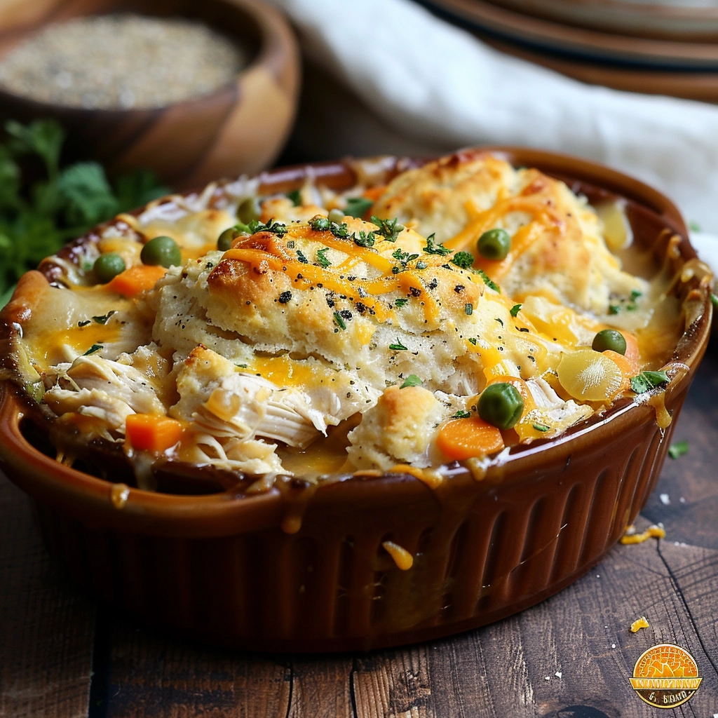 Chicken Cobbler Casserole