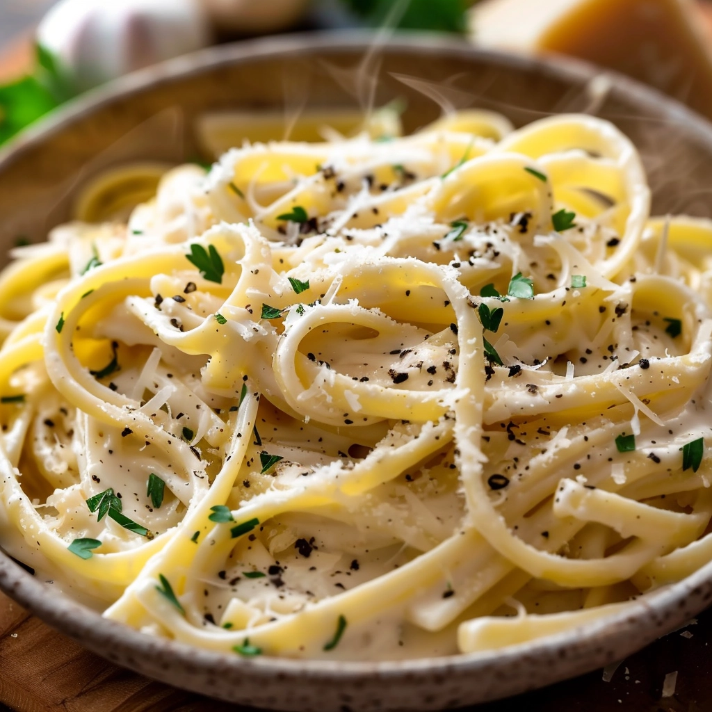 Creamy Garlic Pasta Recipe