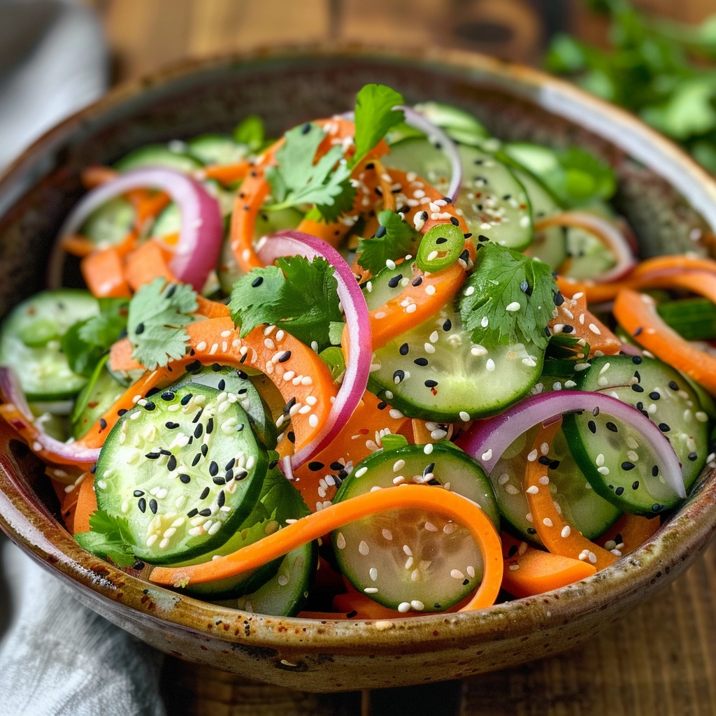 Cucumber Carrot Salad Recipe