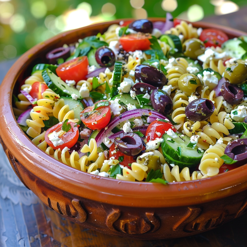 Mediterranean Pasta Salad Recipe