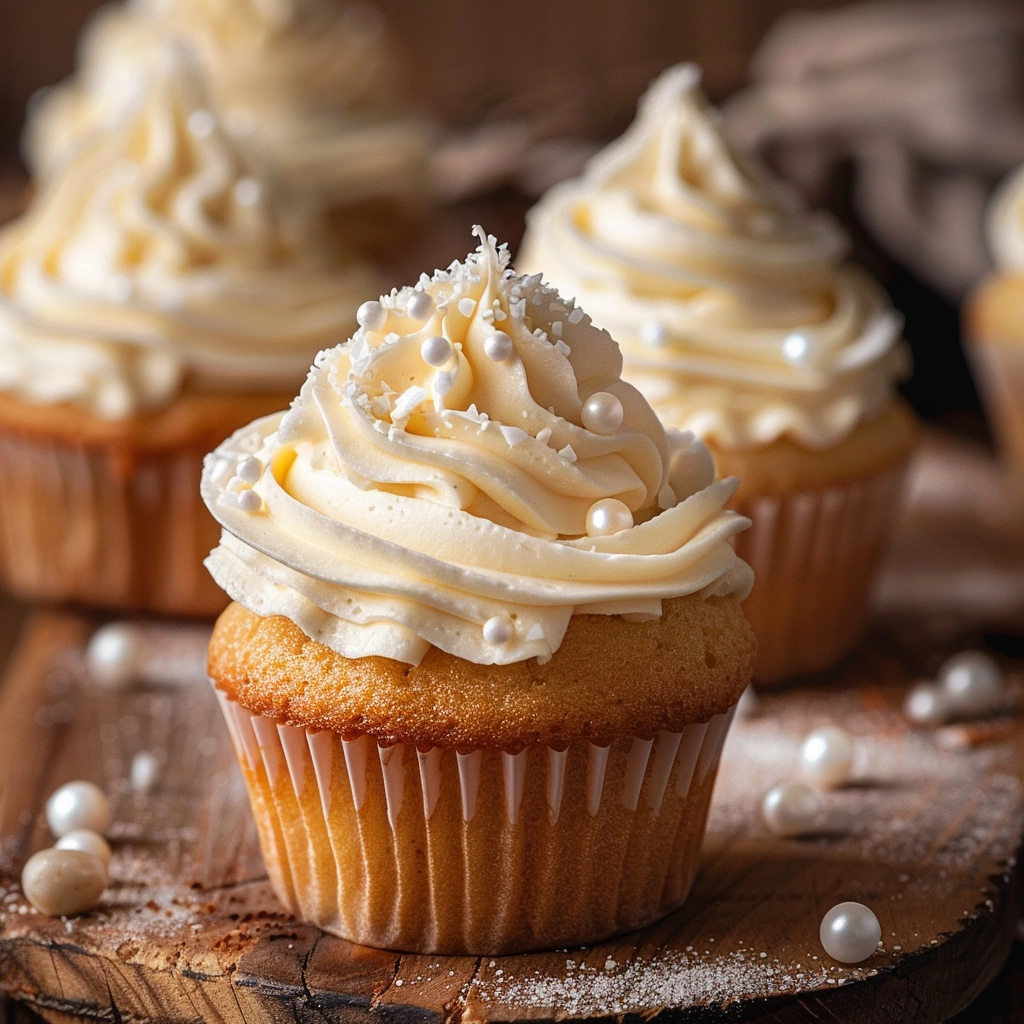 Moist Vanilla Cupcakes Recipe