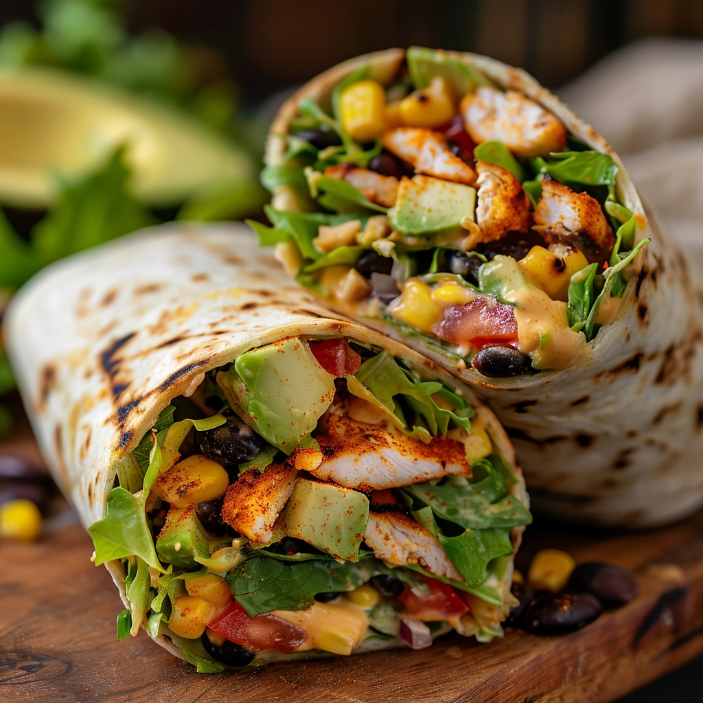 Southwest Chicken Wraps Recipe