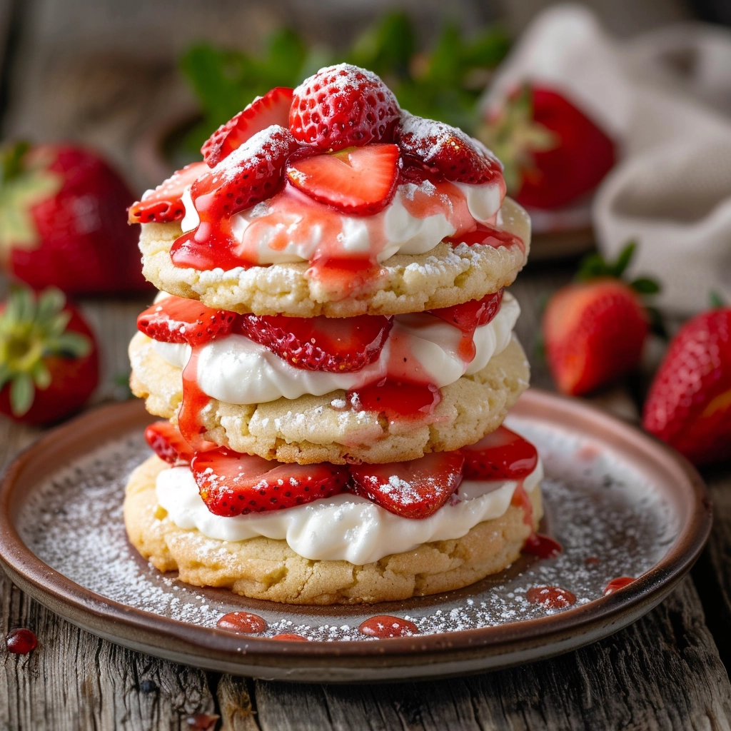 Strawberry Shortcake Cookies Recipe