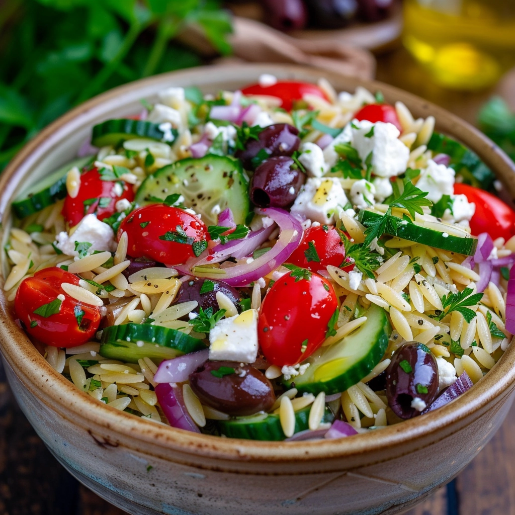 Summer Orzo Salad Recipe
