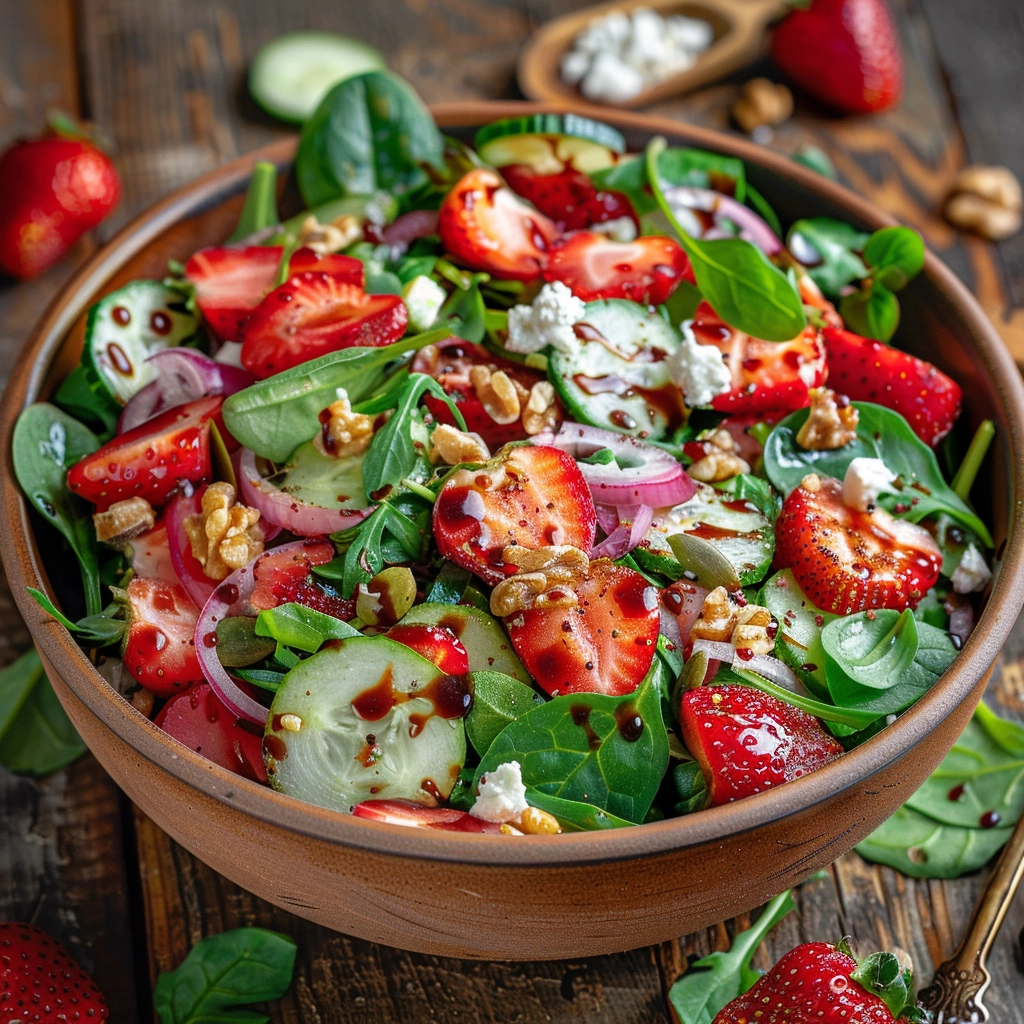 Summer Strawberry Salad Recipe