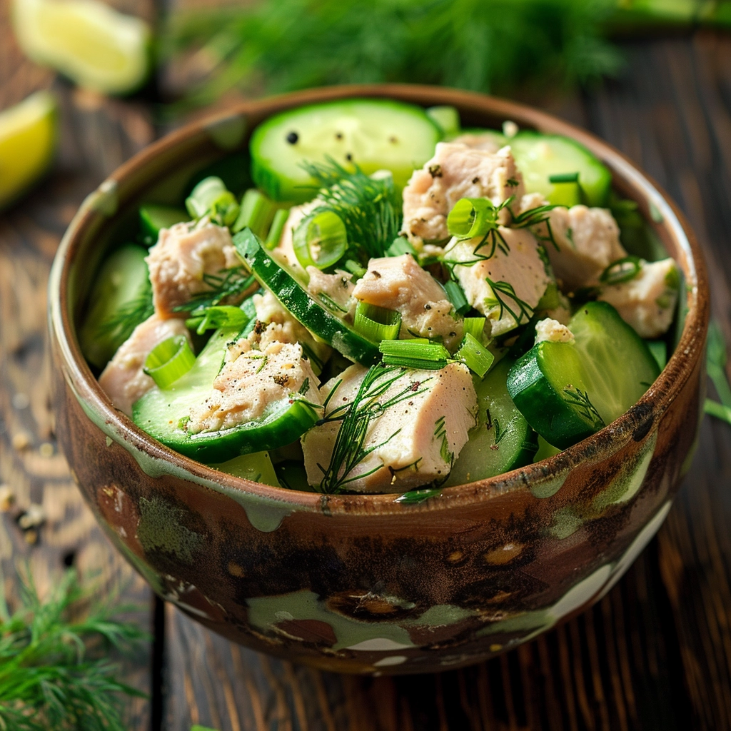 Tuna Cucumber Salad Recipe