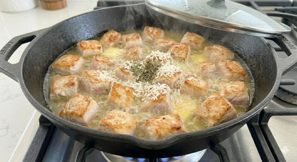 One Pan Chicken and Rice Recipe