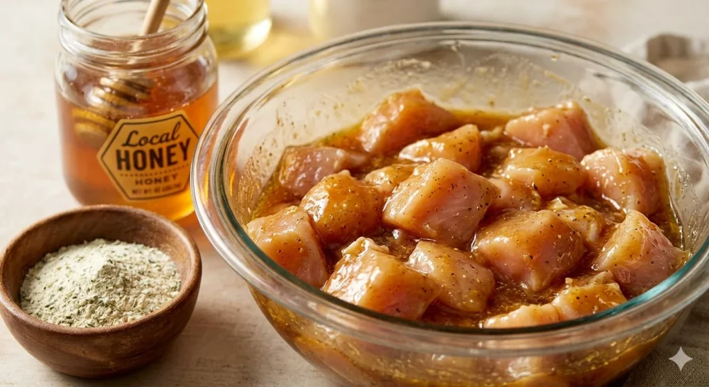Sticky Smoky Ranch Honey Chicken Pasta