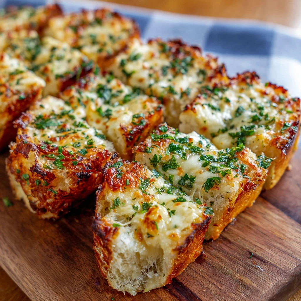 Cheesy Garlic Bread Recipe