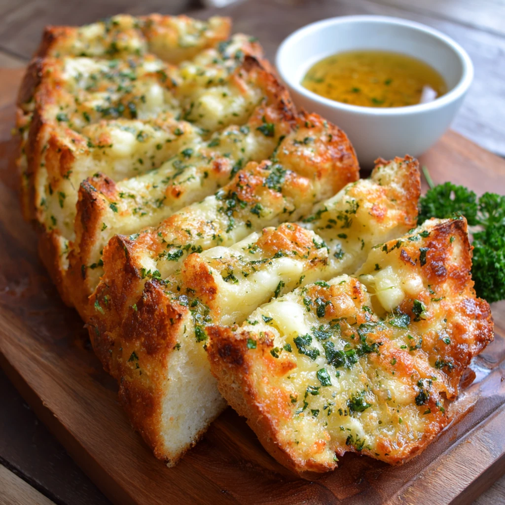 Cheesy Garlic Bread Recipe
