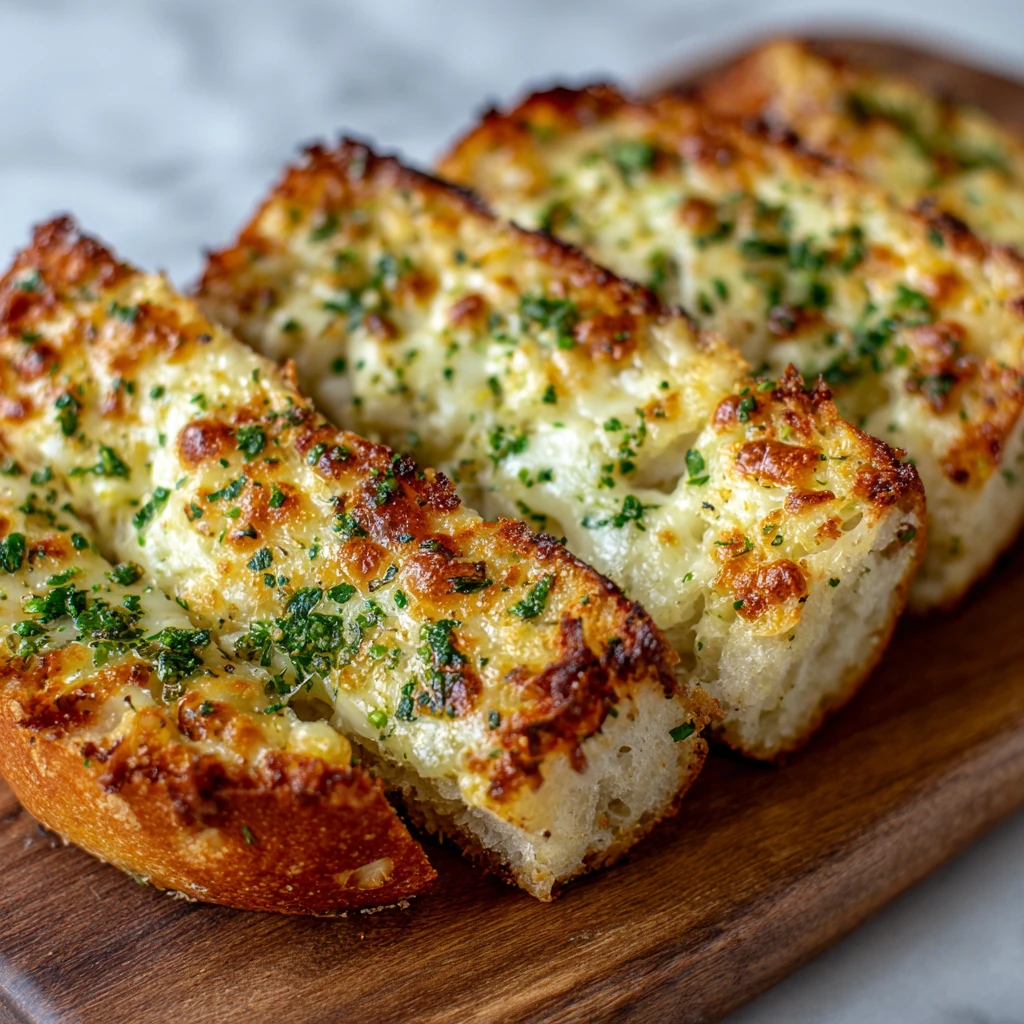 Cheesy Garlic Bread Recipe