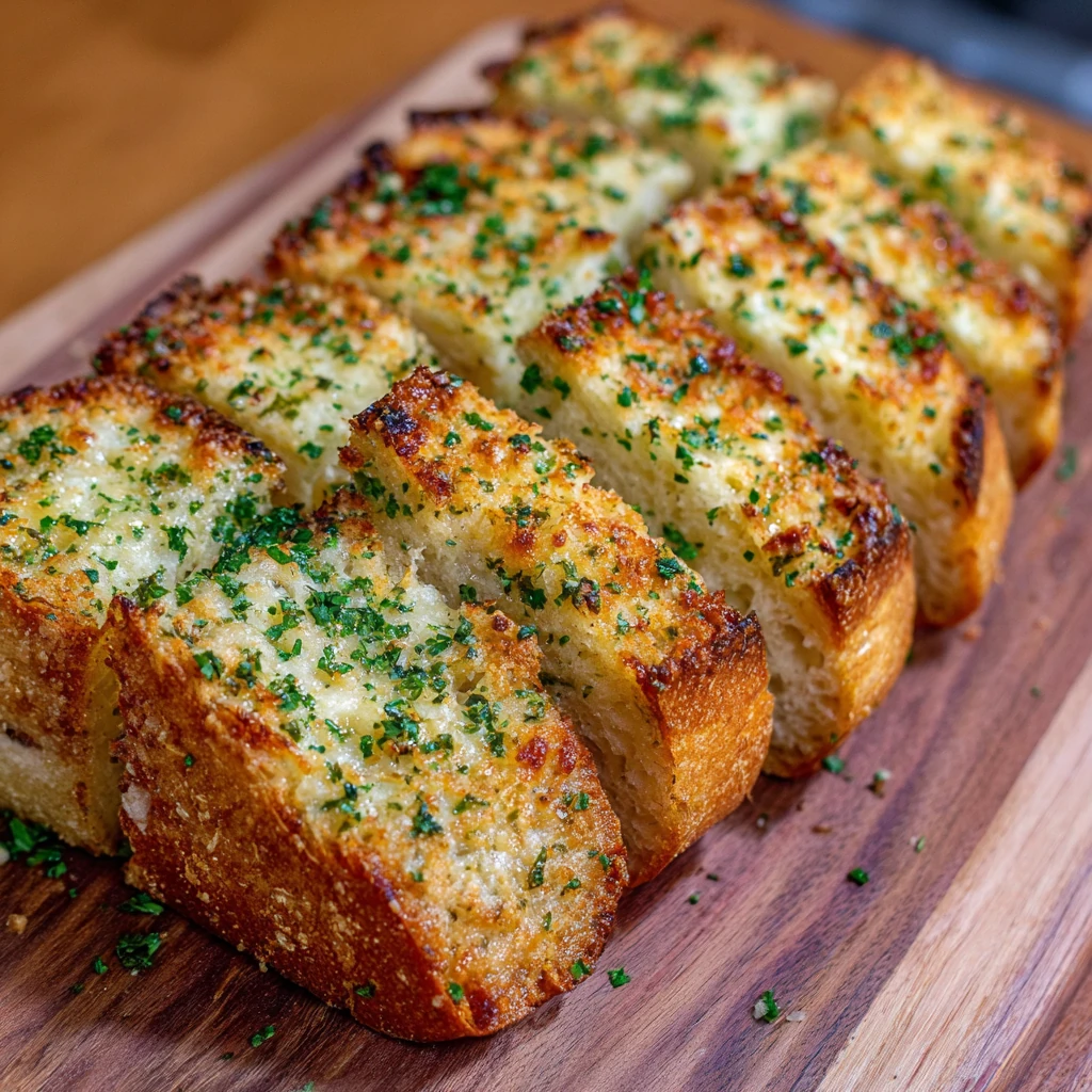 Cheesy Garlic Bread Recipe