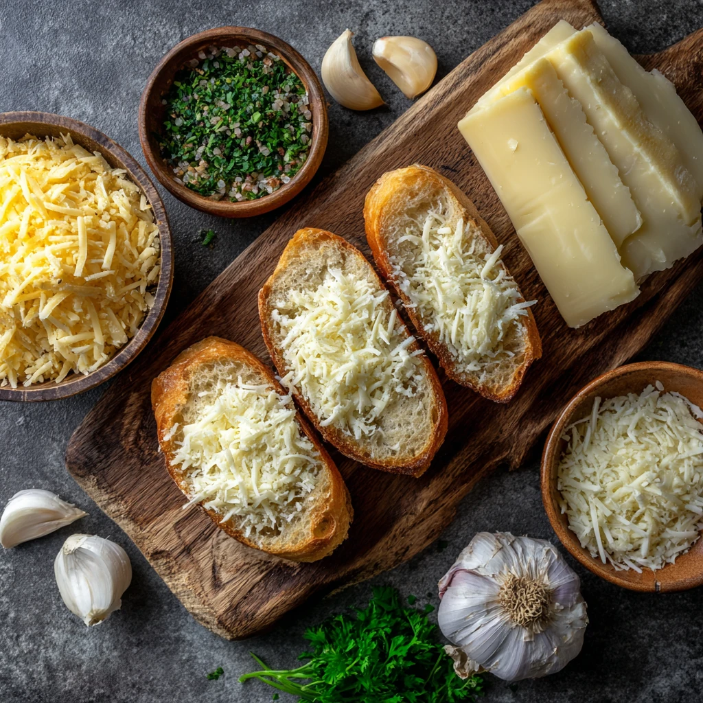 Cheesy Garlic Bread Recipe