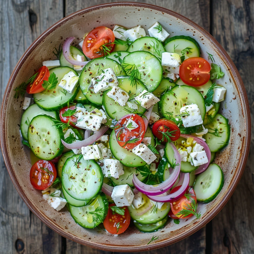 Cucumber Feta Salad Recipe